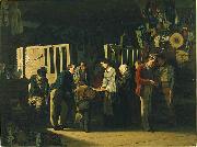 Carl d Unker The Pawn Shop II oil painting